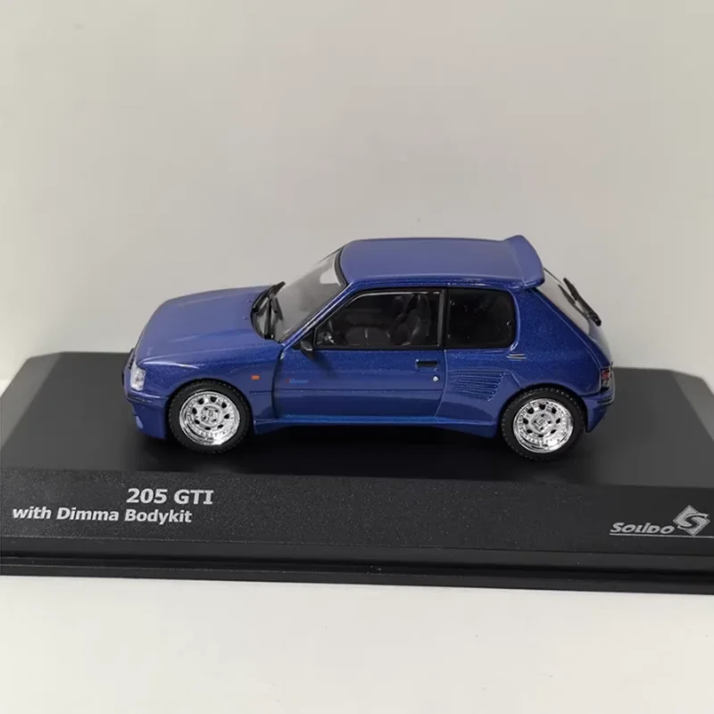 

SOLIDO масштаб 1/43 205 GTI, модель автомобиля из сплава, статическая коллекция, украшенные праздничными игрушками, сувенирный подарок