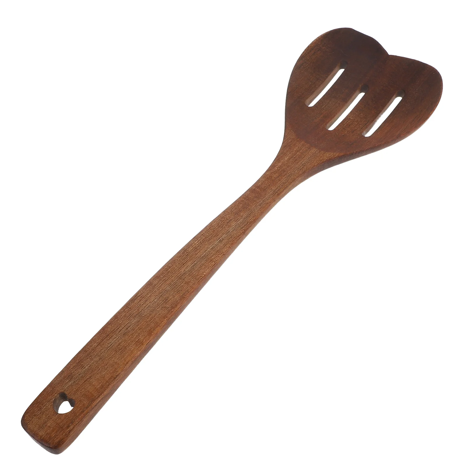 

Heart Shaped Wooden Slotted Spoon Kitchen Tool for Cooking Stirring Straining Draining Wood Utensils Food Colander Serving