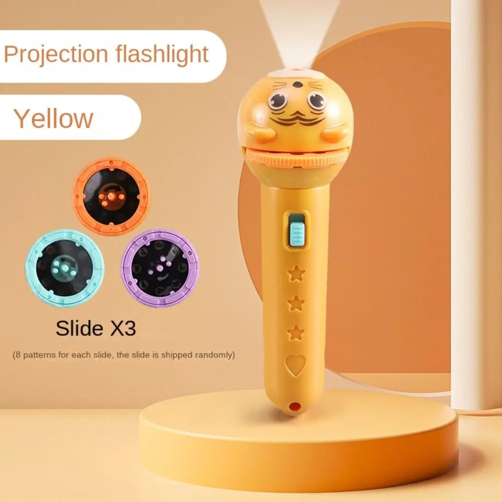 

Supply Cartoon Projection Flashlight Mini Early Education Projector Light Fun Toy Dinosaur Animal Patterns Torch Lamp Toy Kids