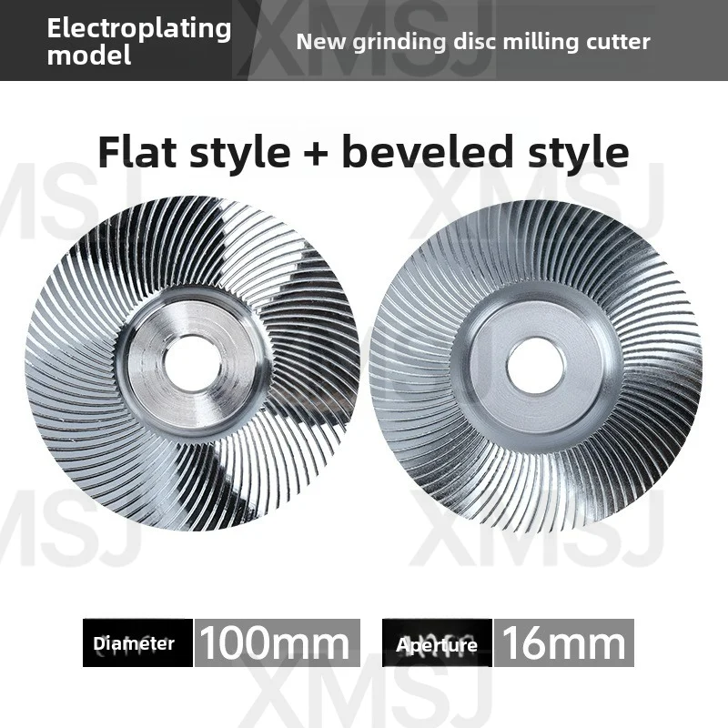 XMSJ 2Pcs Woodworking Grinding Disc Set, Electric Grinder Accessories for Wood Cutting, Engraving & Polishing, Multifun 2026 NEW