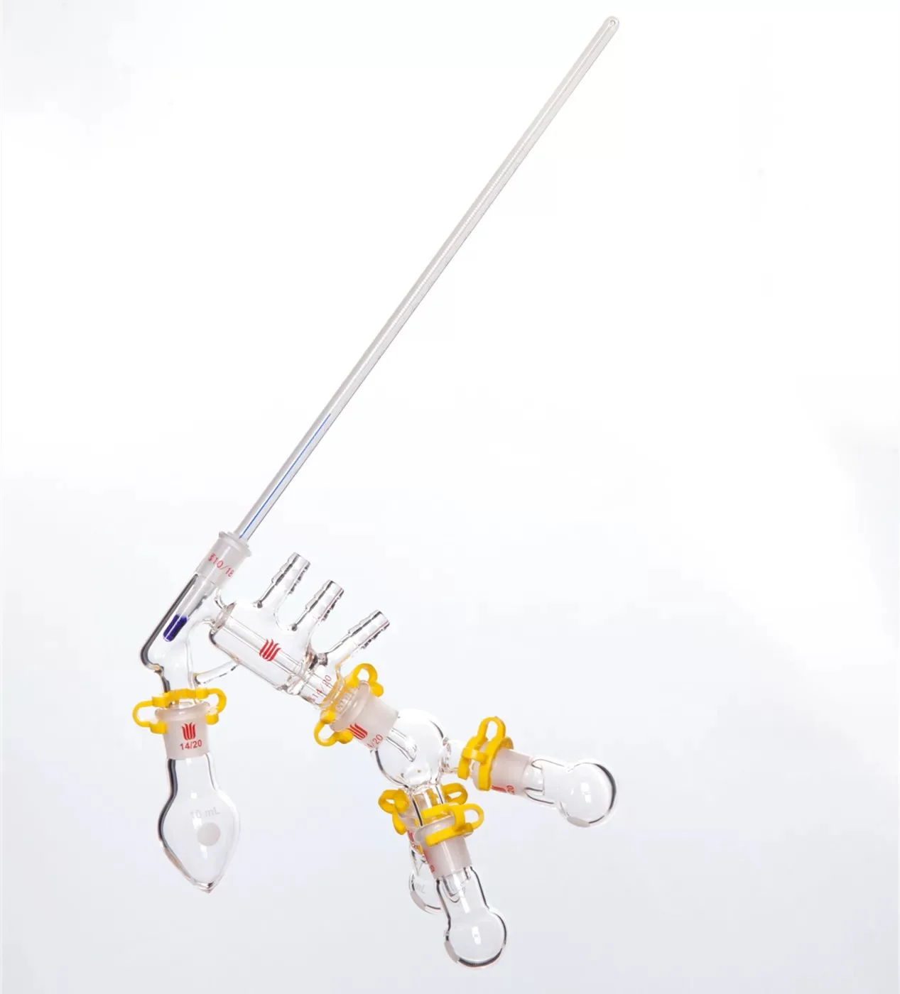 

Micro Distiller/Set, Grinding Mouth Of Thermometer 10/18, Joint 14/20, 10mL+3x5mL, Borosilicate Glass, SYNTHWARE