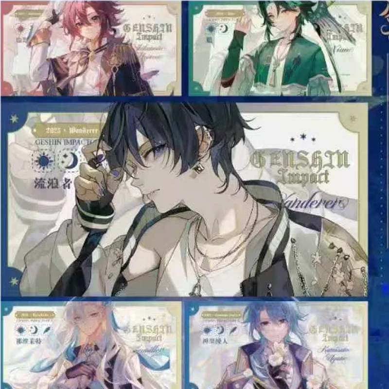 オリジナル Xinggui Genshin Impact 63x120mm コレクターズカード ブリック 雷電将軍 刻晴 コレクターズディスプレイギフト