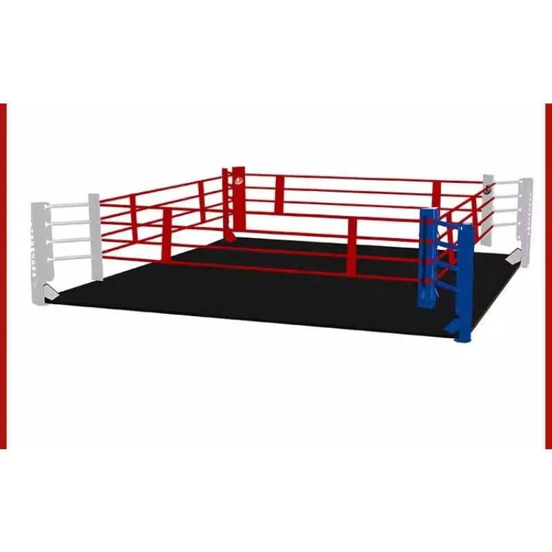 Boxing ring floor-to-ceiling mixed martial arts training competition The boxing ring is easy to disassemble and assemble