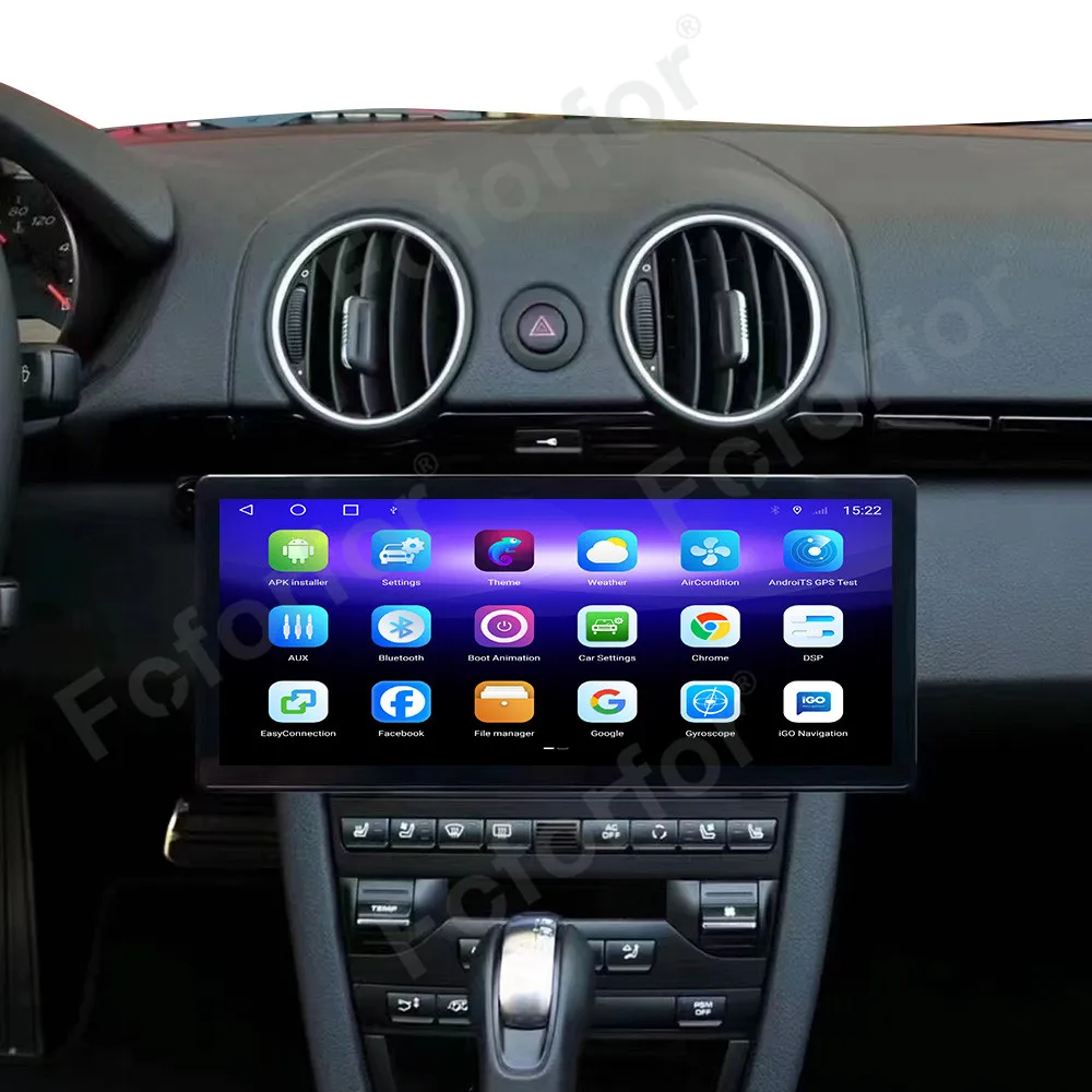 12.3 Inch Android 13.0 For Porsche 911/Cayman 718 2003-2012 QLED Touch Screen CarPlay Car Radio Multimedia Player GPS Navigation