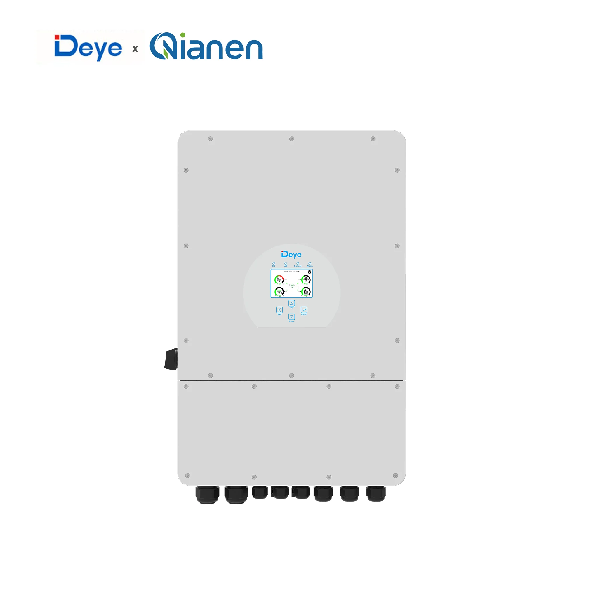 Deye Hybrid Solar Energy System Kit 5Kw 6Kw 8Kw PWM 'MPPT Monocrystalline Silicon Lithium Ion Ground Mounting Home