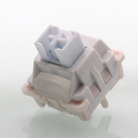 LEOBOG BARbIE Switch POM HiFi 5 Pins 33 Gf Linear MX Switches RGB Light Guide DIY Mechanical Keyboard Switch Factory Lubrication