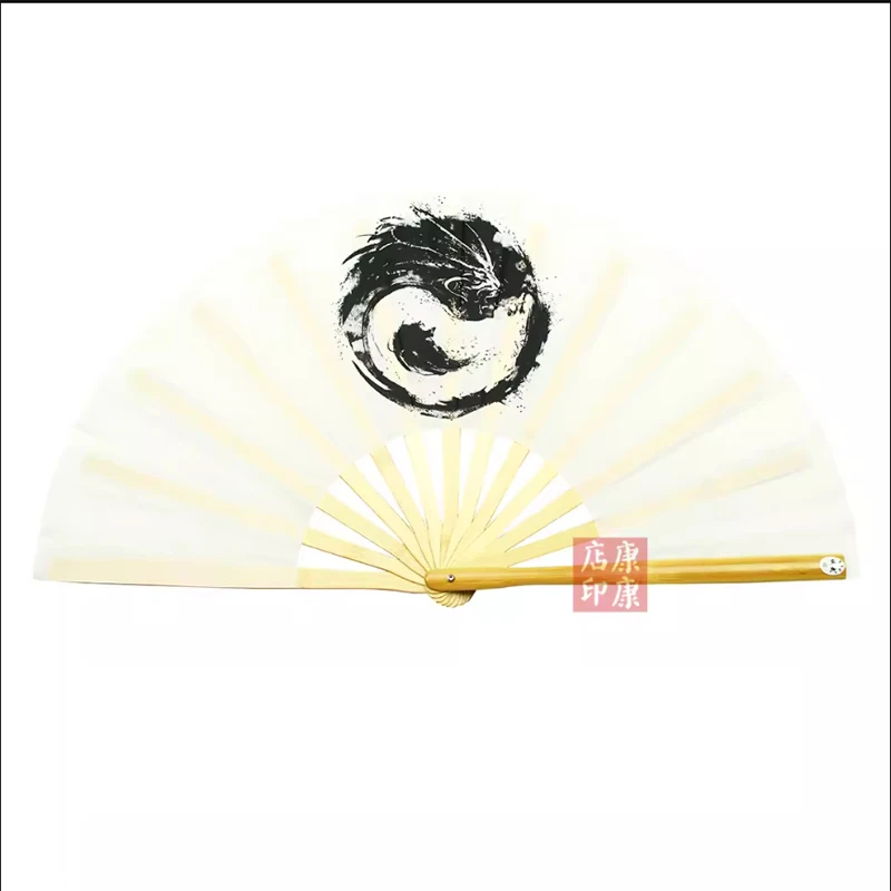 Kung Fu Tai Chi Fan Bamboo 33cm High-grade Right Hand Performance Fan Martial Arts Fans Wushu Products