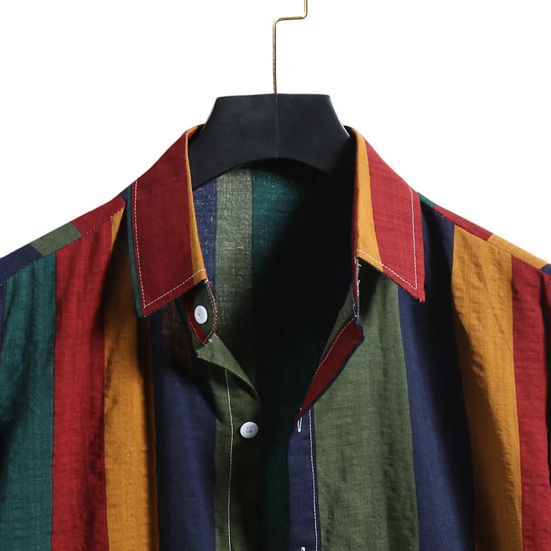 Koszule z krótkim rękawem Koszula męska Luksusowa koszula męska Odzież męska Modne bluzki T-shirty towarzyskie Hawajska bawełna Oversize