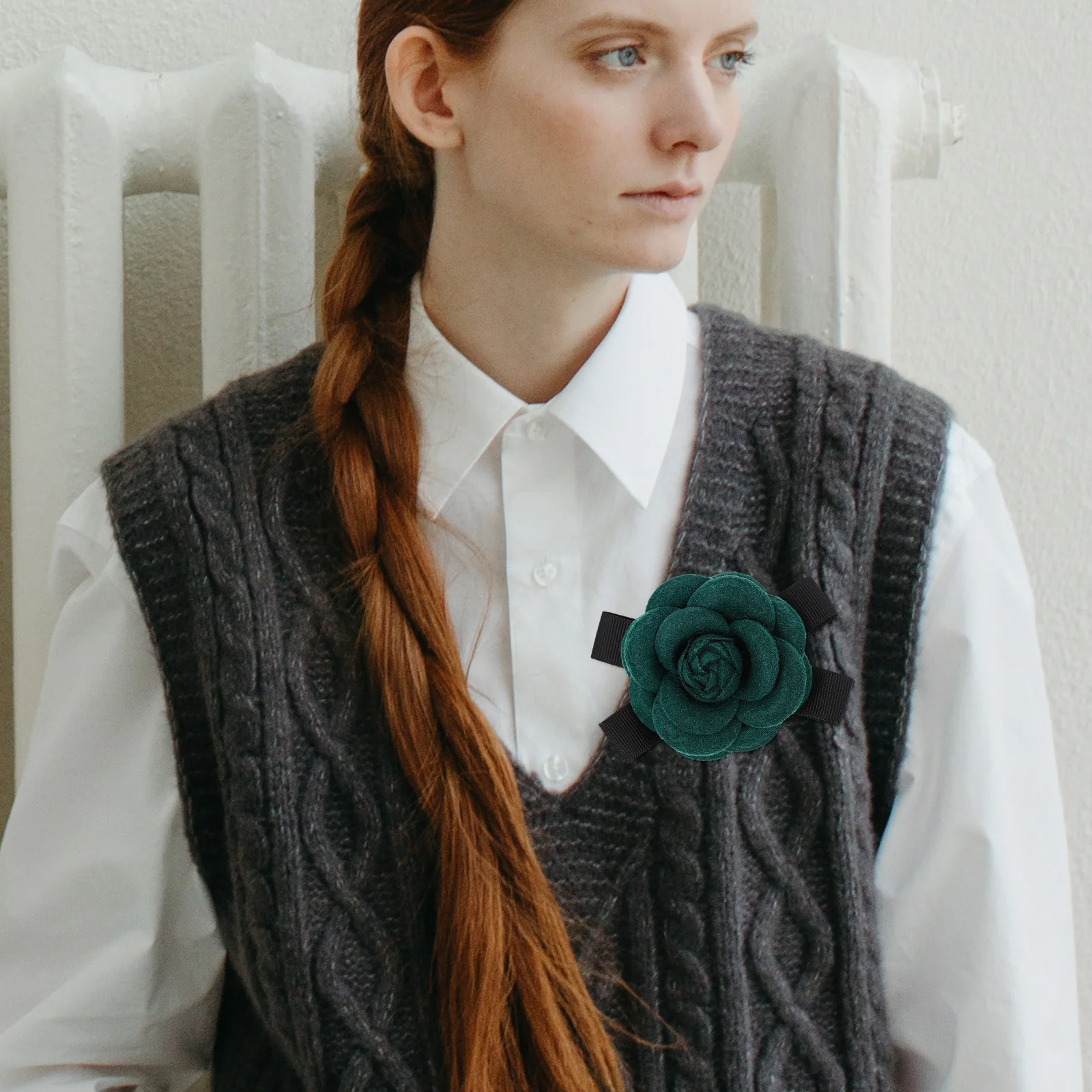 1 Buah Bros Kupu-kupu Elegan dari Kain untuk Pernikahan, Pengantin Pria, Ayah Pengantin Wanita, Boutonniere, Aksesori Bunga