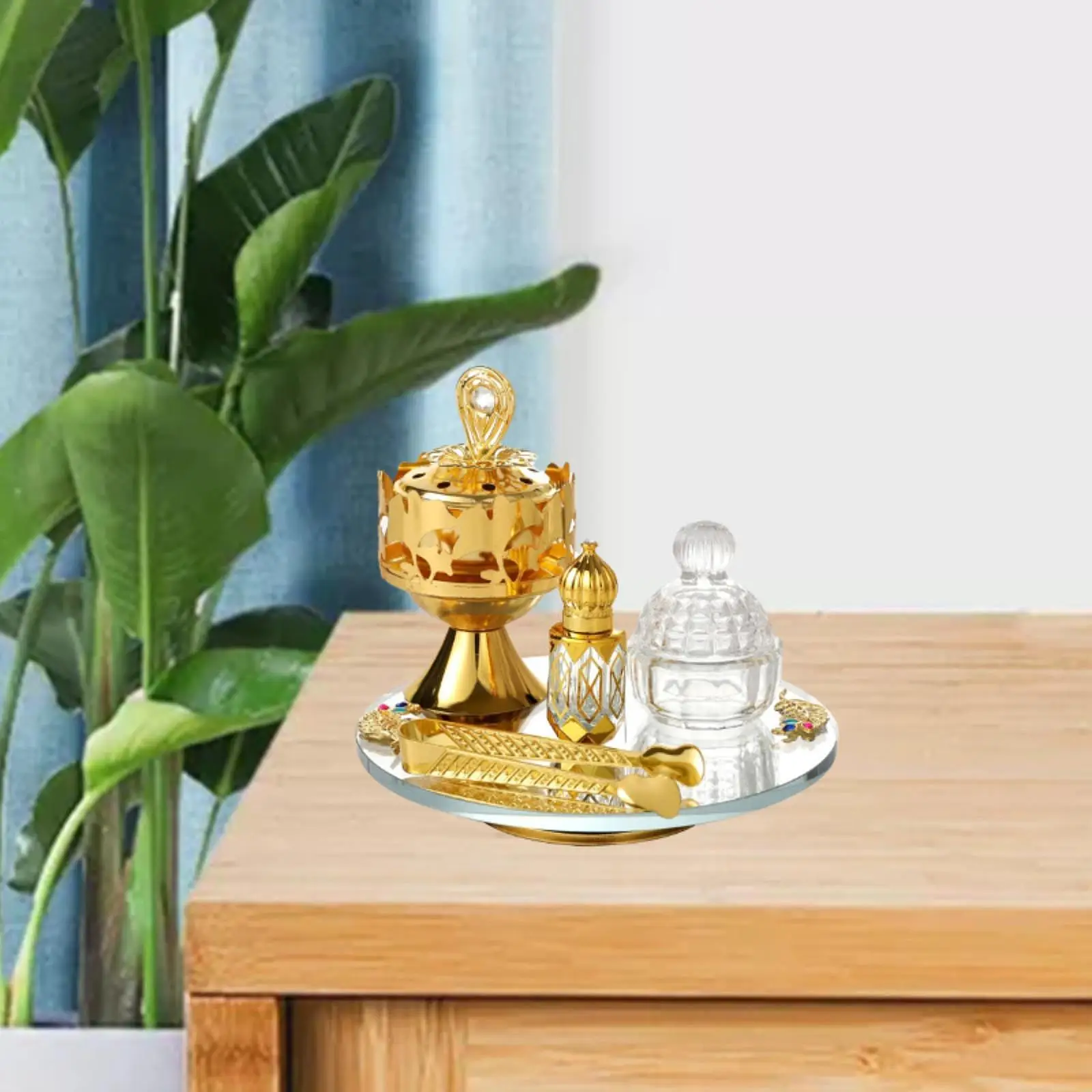 Incense Burner Table Centerpiece Incense Holder for Living Room SPA Decor