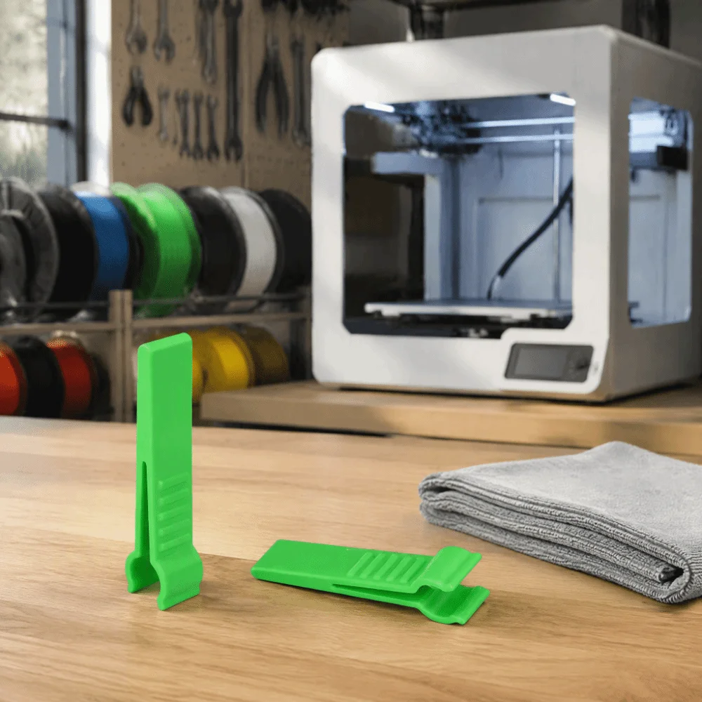 10pcs Portable Guide Post Cleaning Aid Tool Lightweight Handheld Linear Shaft Cleaning Clip 3D Printed Mini