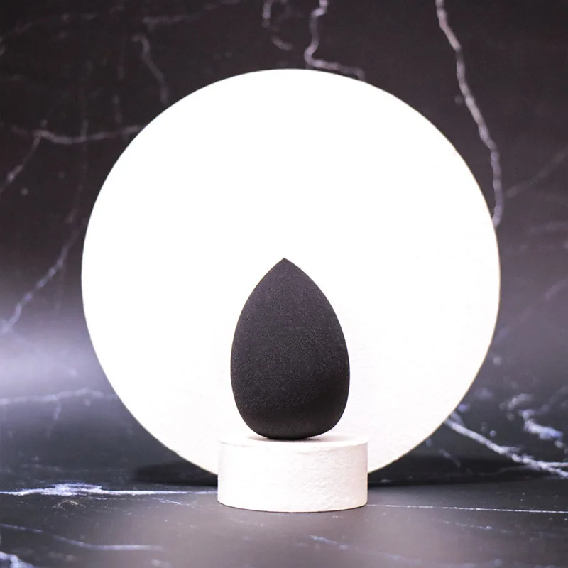 Makeup Egg Black Sponge Water Drop Powder Puff Makeup Tools Do Not Eat Powder Dry and Wet Dual Use Makeup Egg