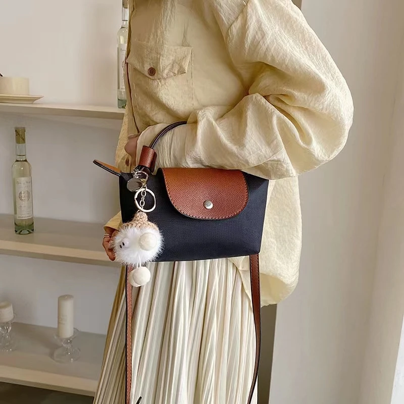 Französisch heiße Knödel tasche, Mode Damen Mini Handtasche, lässige Designer-Einkaufstasche, Frühling und Herbst ideal