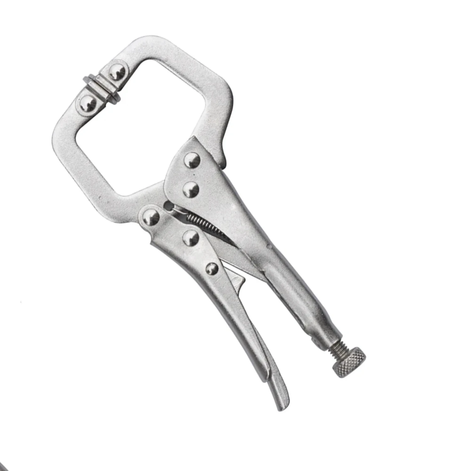 5 inch Mini C Clamp Weld Clip Woodwork Fix Plier Pincer Tong Tenon Locator Pad Wood Work Alloy Steel Hand Tool Grip Vise Swivel