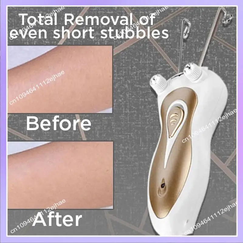 N83R Electric Women Epilator Men Body Face Leg Neck Facial Hair Remover For Lady With Cotton Thread Makeup Cosmetic Tool