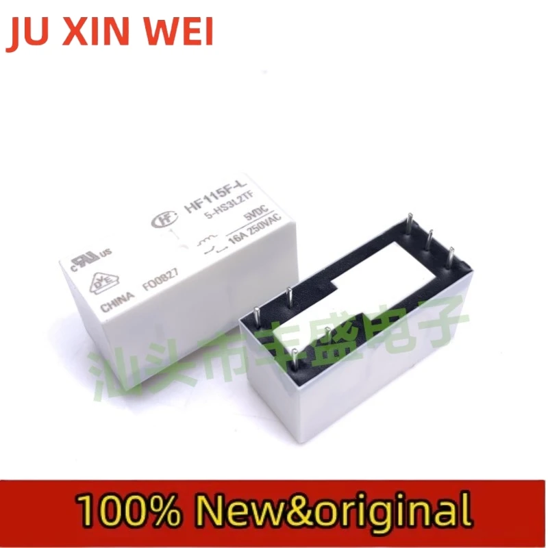 New original HF115F-L 5 12-HS3L2TF relay relay relay 5V 12VDC 16A 4-pin JQX-115-L magnetic holding Hongfa