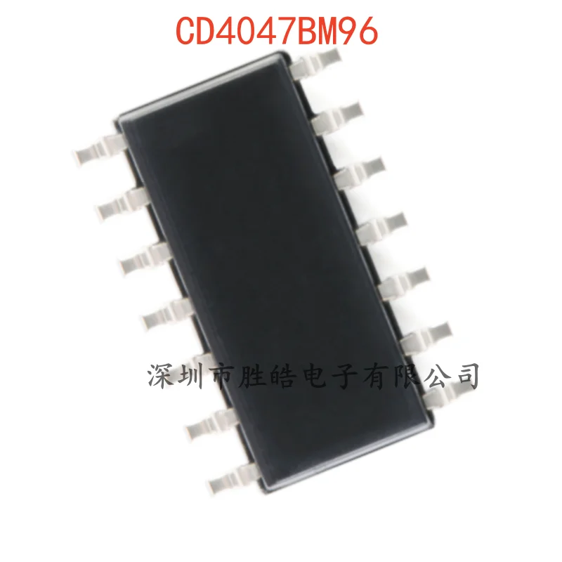 (10PCS)  NEW   CD4047BM96    4047BM96    CMOS Low Power Monostable Unstable Multivibrator    SOIC-14    Integrated Circuit