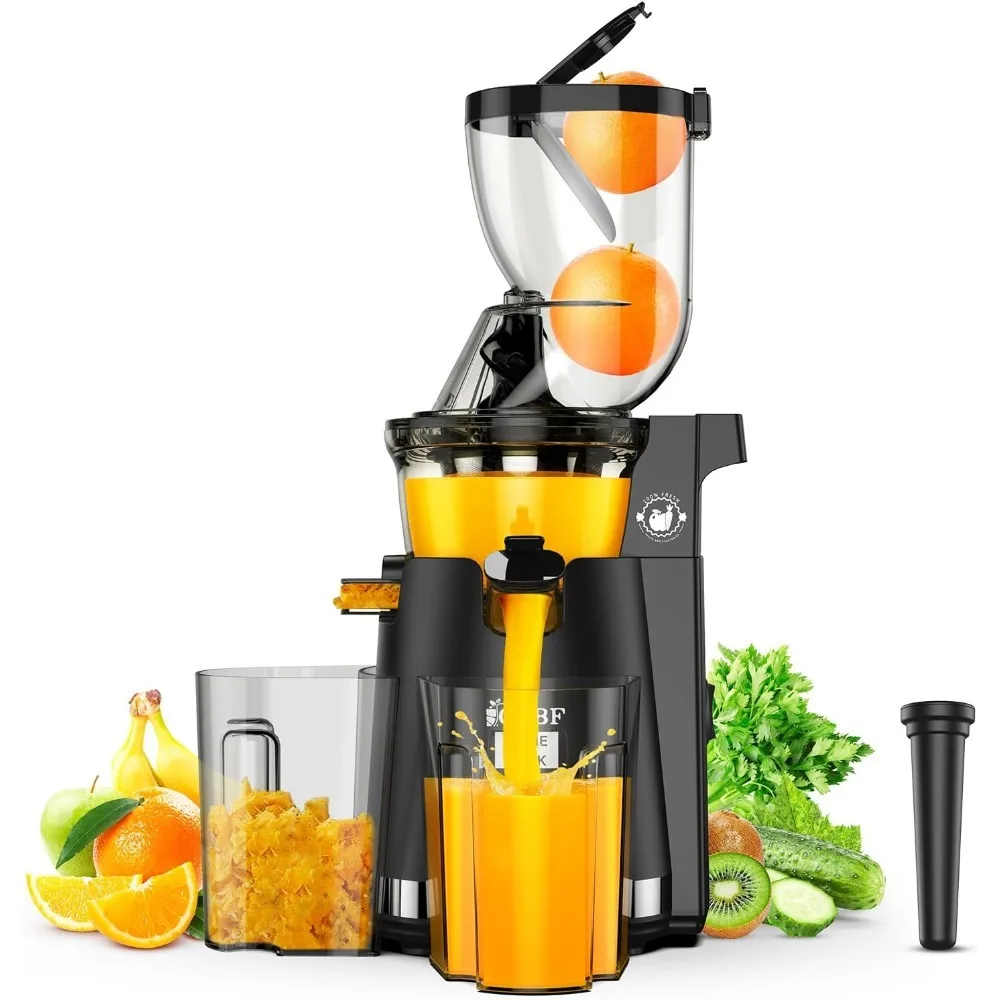 s Juicer Machines, 300W Slow Masticating Juicer Machines with 3.5inch (89mm) Large Feed Chute,