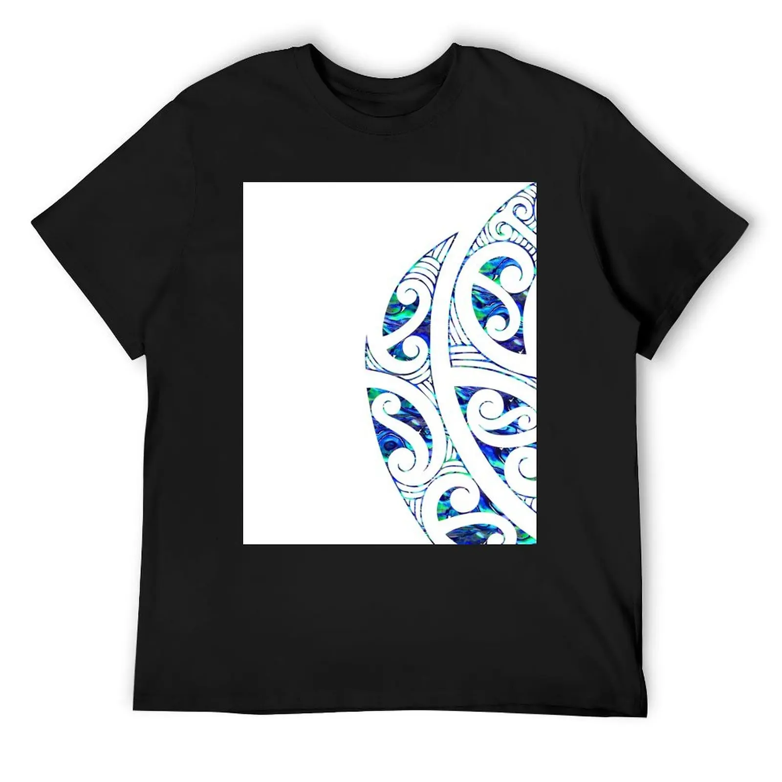 

Новая Зеландия, Māori , Paua, Abalone, Koru, Tribal, Tattoo, NZ Art, Māori Art T-Shirt, милые топы, одежда в стиле аниме, мужская мода