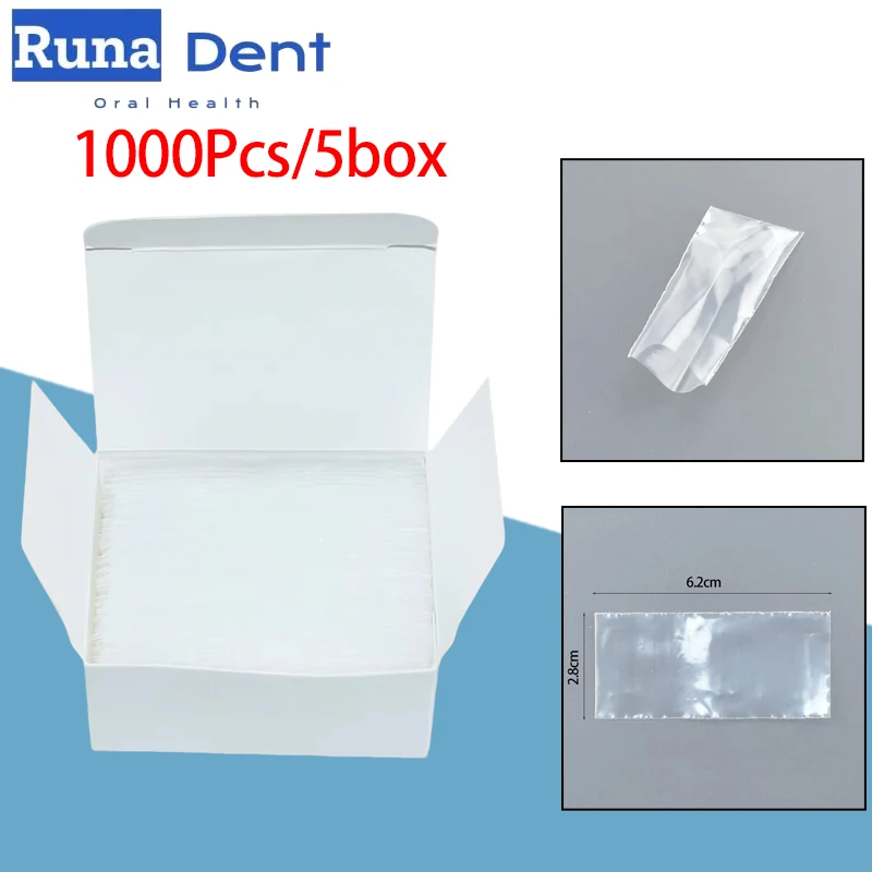 

1000 шт./5 коробок Защитные пленочные чехлы для зуботехнических лабораторий, одноразовые, для панорамных рентгеновских аппаратов