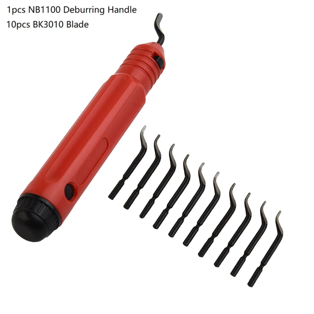 BK3010 NB1100 Deburring Tool Remover Rotary Deburr Blade 10 Pcs BK3010 NB1100 Deburring Tool Handle 100% Brand New Practical