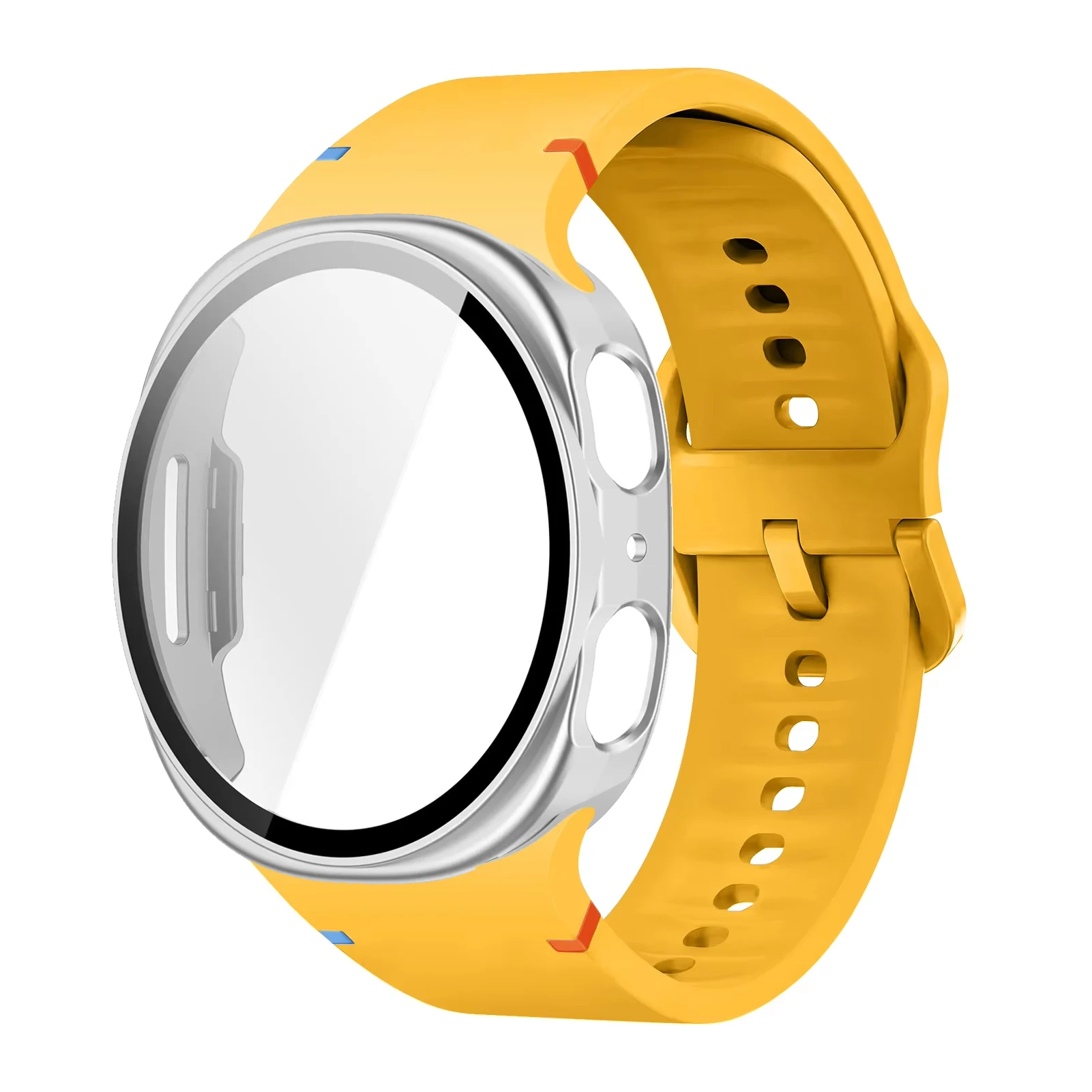 Strap+Case for Samsung Galaxy Watch 8 44mm 40mm 1:1 Official Sport Wristband Blet correa Bracelet+Cover+Glass Galaxy Watch8 Band