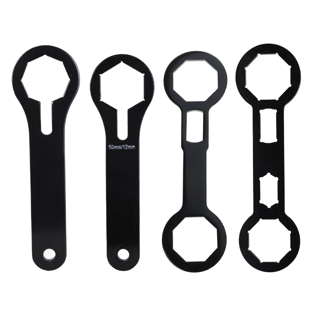 

1pc Aluminum Motorcycle Fork Caps Wench with Single/Double Chamber for 49mm 50mm Motorcycle Fork Caps Maintenance Tool