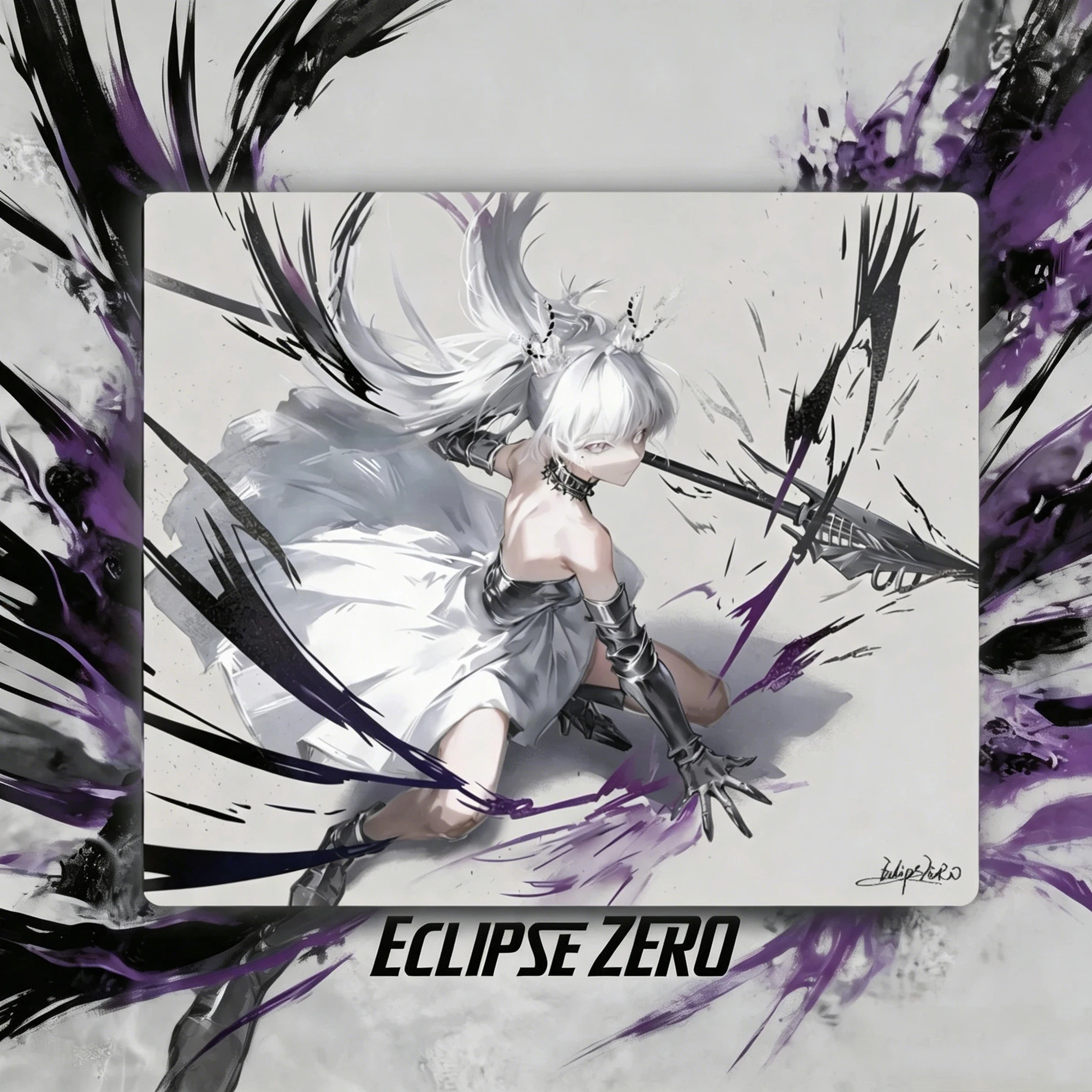 M-Mitsuki Koku Tempered Glass Mouse Pad Micro Etched Surface Desktop Mat High Speed Smooth FPS Office Custom Gaming Accessories