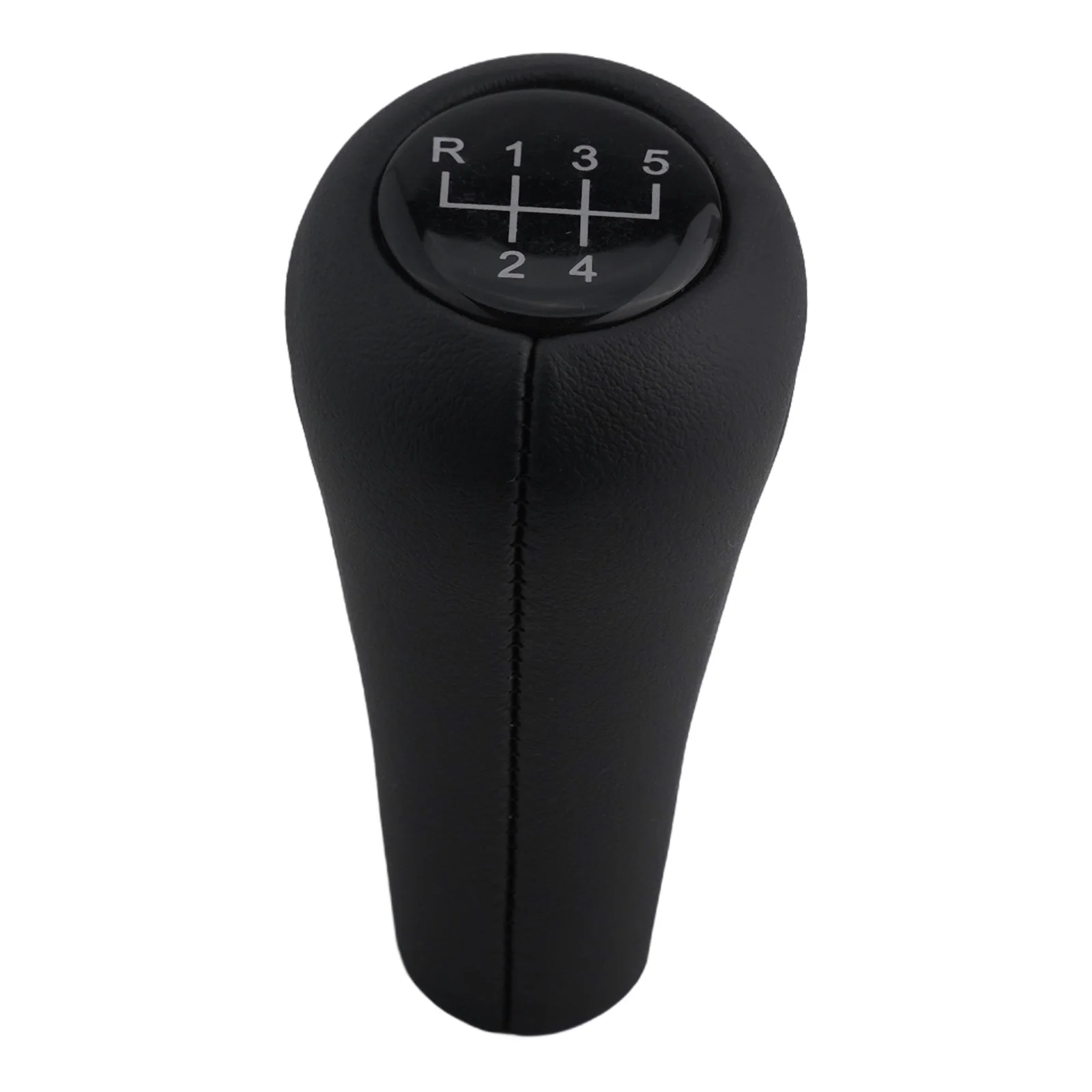 

Leather+Plastic Interior Gear Shift knob For BMW E28 E30 E32 E34 Replacement Black 5-Speed Car Gear shifter Front