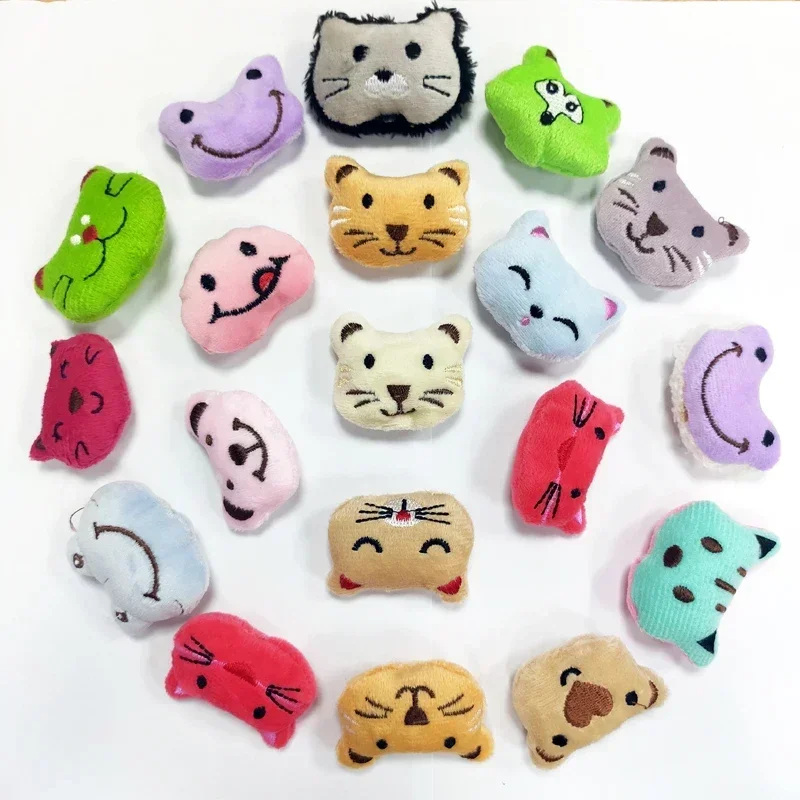 10-30pcs Cute Animal Plush Dolls Rabbit Bear Panda Stuffed Toys Mini Girl Plush Claw Machine Doll Accessories Toys Gift