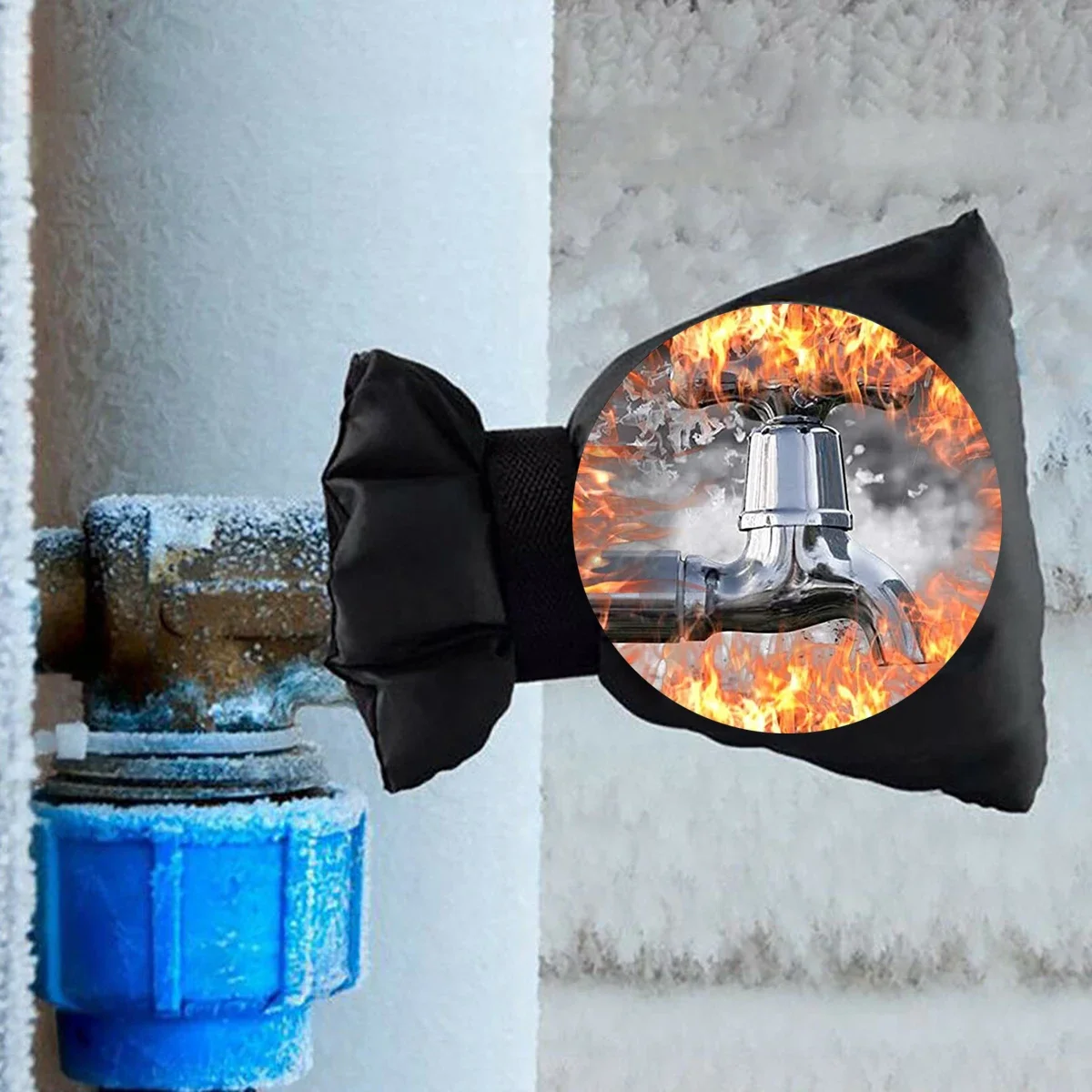 1/3/5PCS Outdoor Faucet Cover Winter Freeze Protection Insulated Waterproof Reusable Spigot Sock Anti Burst for Garden Hose Bib