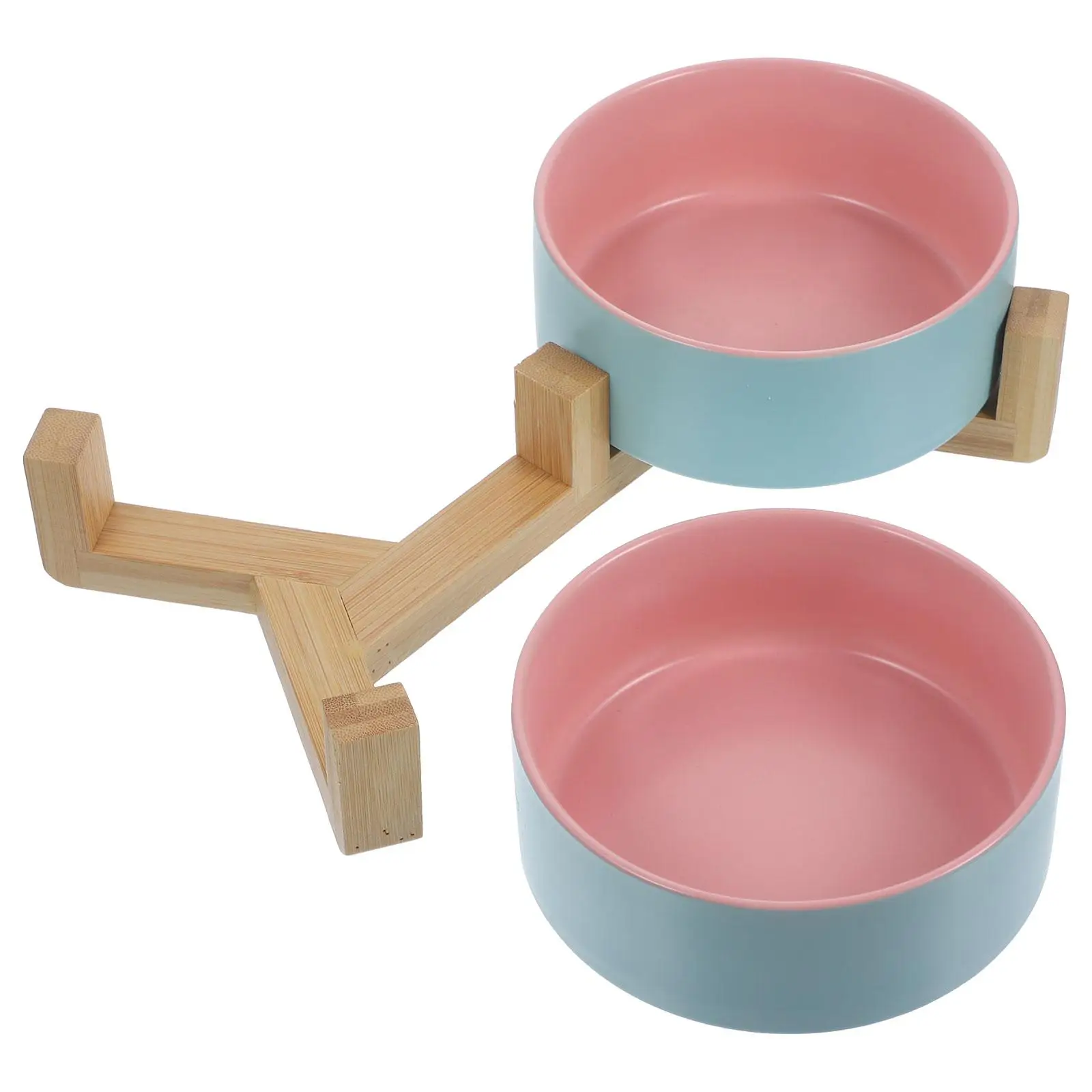 

Ceramic Cat Bowl Reusable Feeding Bowls Anti slip Durable Large Capacity Easy Clean Pet Bowls Dog Floor Accessories