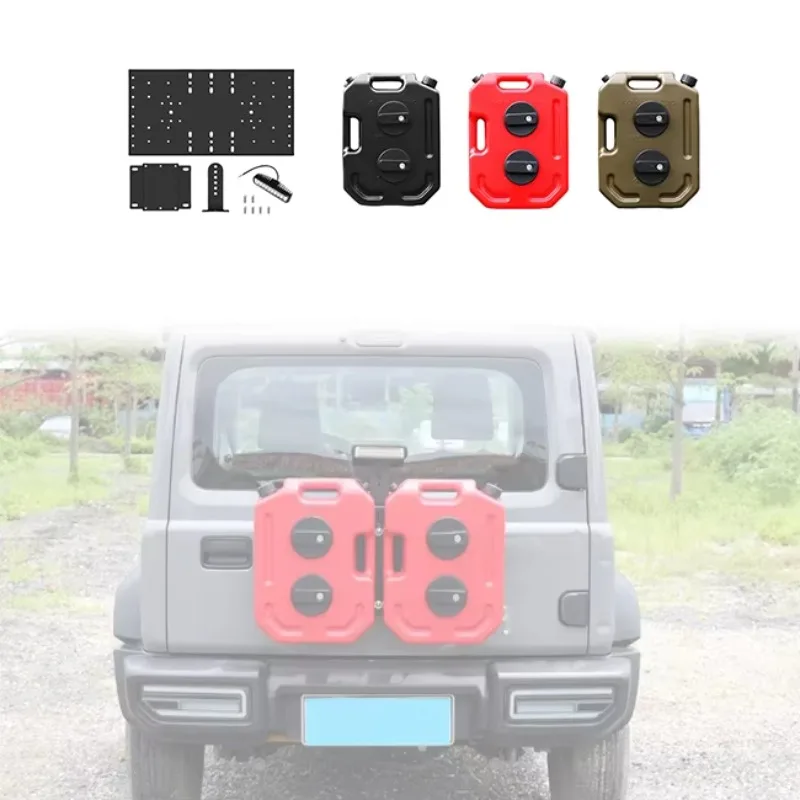 

LUMA High Quality 3/5-Door Rear Spare Tire Mount Extension 19-24 Tailgate Fuel Tank 10L/20L 4th Gen Jimny Sierra JB64