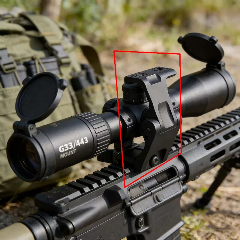 G43/G33/558 Universal Scope Mount, Aluminum Alloy Tactical Rifle Accessory, Scope Fixing Bracket