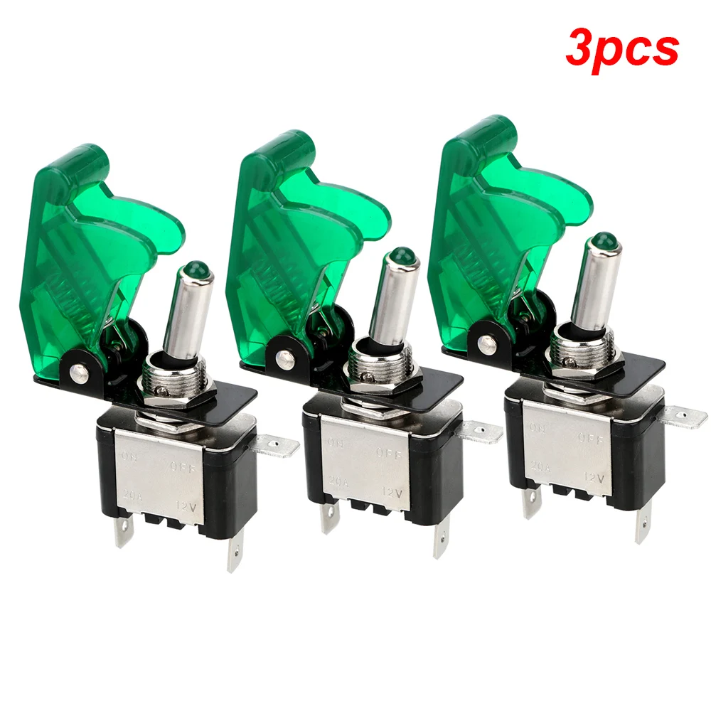 12V SPST Kippschalter LED-Licht für Zündungen Boost Marine Boot Rennwagen Schalter Licht Kippschalter LKW Anhänger Zubehör