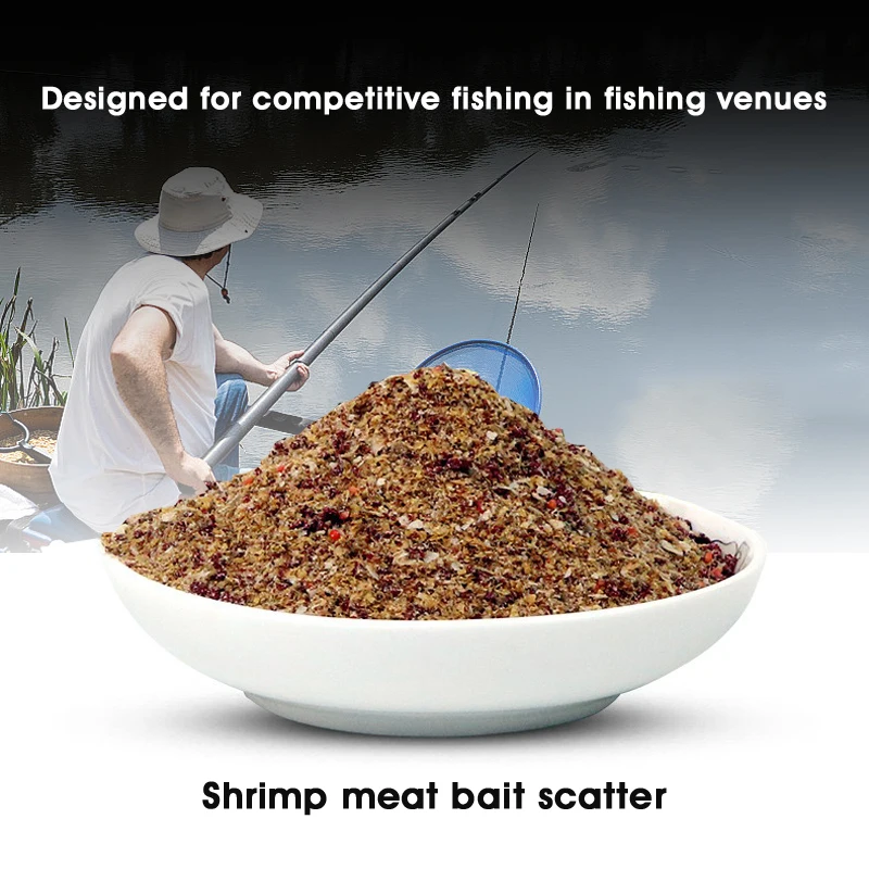 Tianyuan Fishing Bait Artificial Fishing Farm Competitive Fishing Crucian Carp Bag 500g Shrimp Fish Bait 600g Fishy Flavor Lure Nest Material
