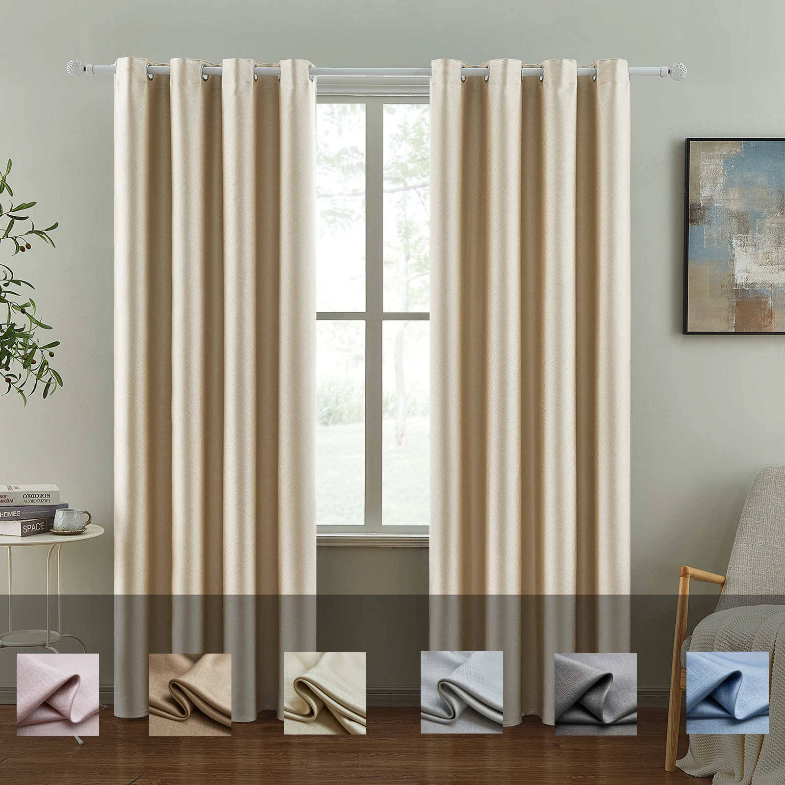 

310cm Height Blackout Solid Color For Living Room Window Curtains Bedroom Curtain Drapes Reduce Noise Cortinas Custom Made