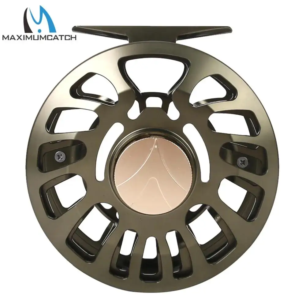 Maximumcatch SL Shield 5/7/9/11wt Saltwater Fly Reel Mid Arbor Fully Sealed Drag Powerful Fly Fishing Reel for Big Game Fishing