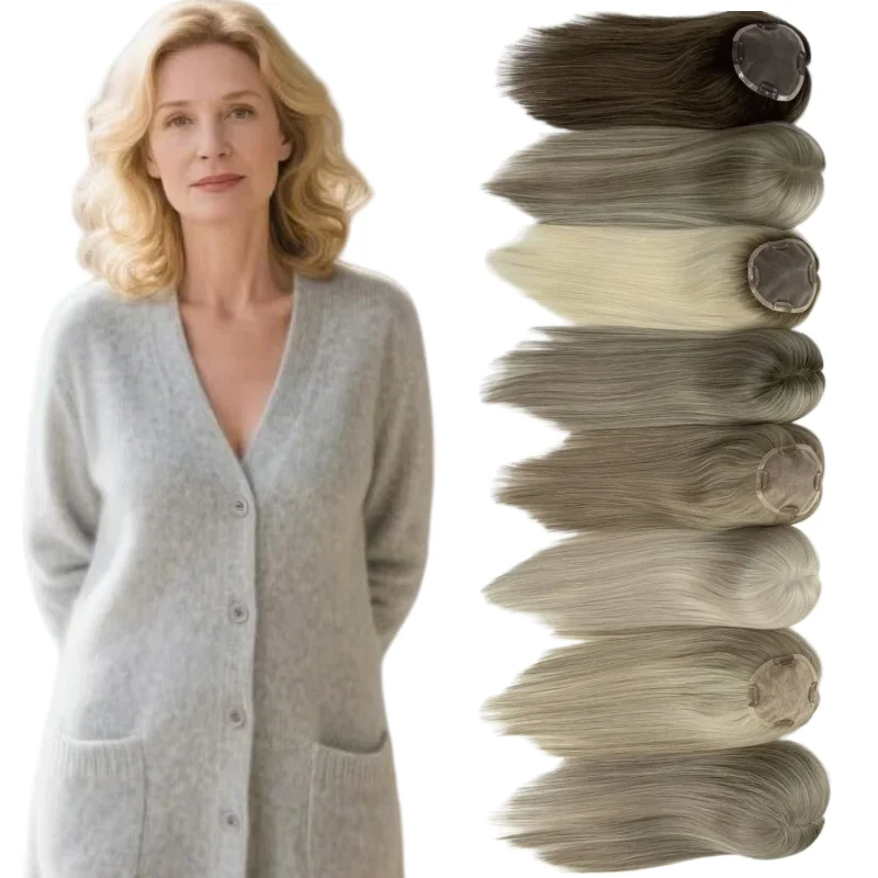 

Элитный топпер для женщин | Натуральные волосы на монотрессе | Высокая плотность | Без выпадения волос | Выберите цвет и размер