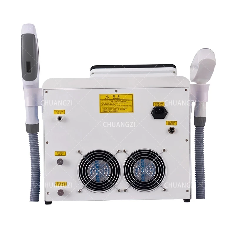 جهاز إزالة الشعر بالليزر IPL المحمول ، agneto ، Nd Yag ، إزالة الوشم ، تجديد شباب الجلد ، جهاز إزالة الشعر ، 2 في 1