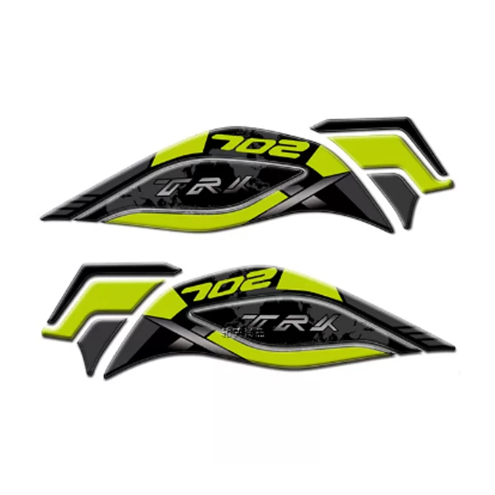 Motorcycle Fuel Tank Pad Protection Sticker Side Sticker Anti-scratch 3D Waterproof For Benelli TRK702X TRK 702 X 2023 2024