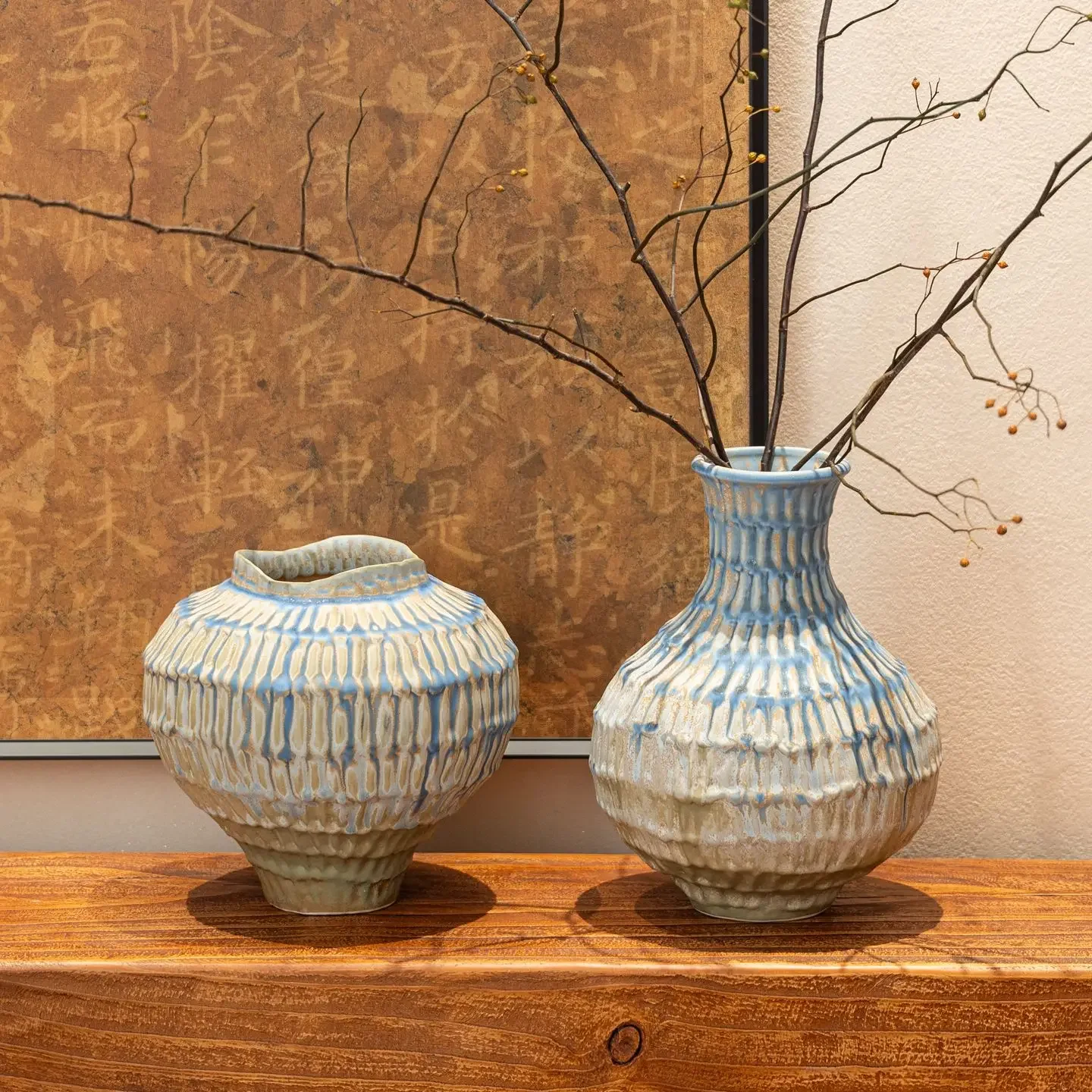 Handmade Ceramic Vase Floral Accessory Floral Vase Ceramic Handicraft Flowerpot Terrarium Home Decoration Accessories