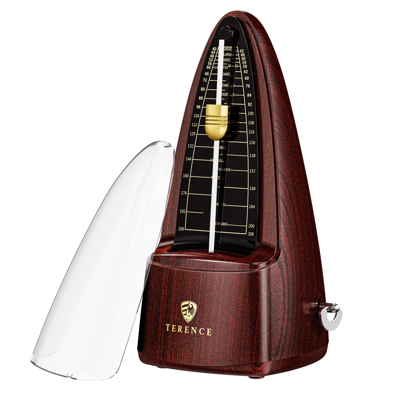 

Terence Mechanical Metronome for Piano Exams, Guitar, Guzheng, Violin, Hulusi, Erhu, Pipa, Universal Rhythm