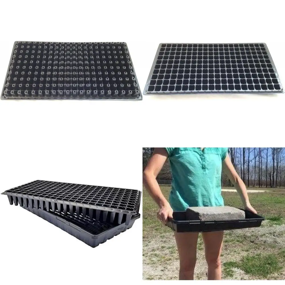 

Bootstrap Farmer 200-Cell Seedling Starter Trays with 1020 Flat Inserts, Extra Strength, 5-Pack Combo