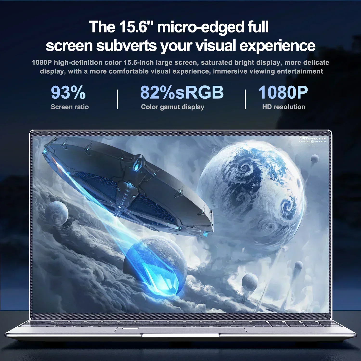 15,6-inch laptop Intel Celeron N5095 notebook gamer 32 GB RAM 2 TB SSD Kantoorstudie PC Computer Windows 11 1920 * 1080 resolutie laptop