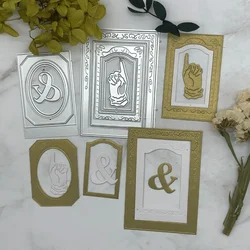 Retro Photo Frame Metal Cutting Dies for DIY Scrapbooking Album Paper Cards Decorative Crafts Embossing Die Cuts