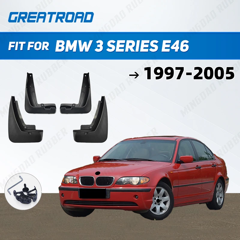 

For BMW 3 Series e46 1997-2005 1998 1999 Fender Mudflaps Splash Guards Mudguards Mud Flaps car Accessories