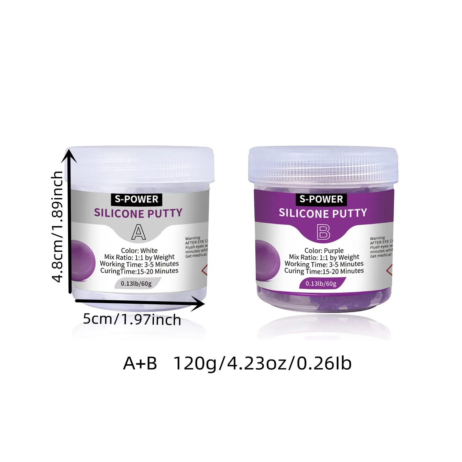 DIY Silicone Molding Putty Kit Easy 1:1 Mixing Ratio Fast Cured Molding Putty for Casting, Resin Molds, Soap Molds, Candle Mold