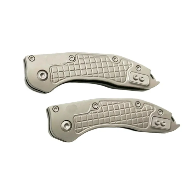 

Hot Titanium alloy handle M390MK outdoor fishing and hunting survival tool EDC pocket knife parts