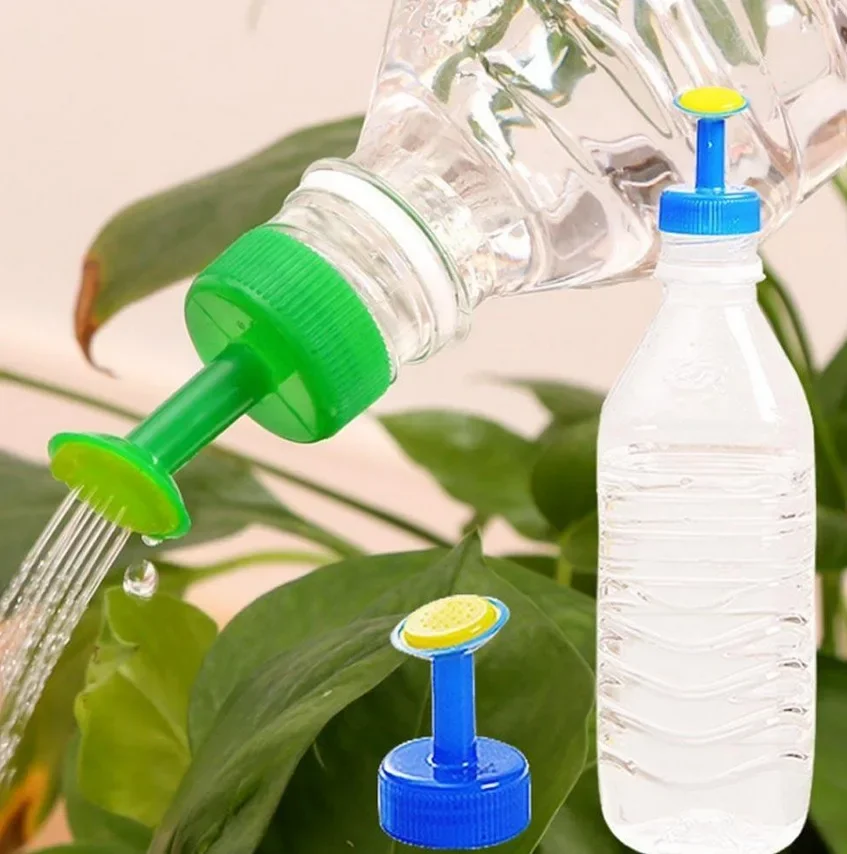 Bottle Cap Sprinkler Pot Watering Bottle Nozzle Head Plastic Watering Can Mist Sprayer Nozzle Irrigation Shower Head 3pcs/lot